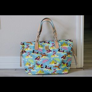 Disney Aulani Dooney & Bourke Mickey & Friends Beach Tote